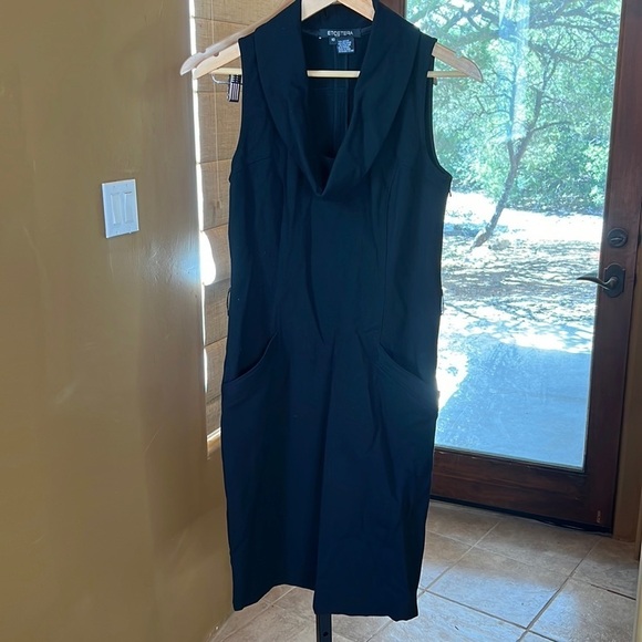 Etcetera Black sleeveless dress- with cowl neck- Size 10 - Picture 1 of 10